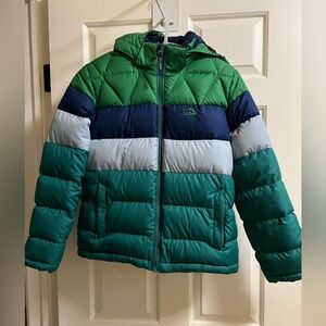 L.L. Bean Colorblock Down Puffer Jacket